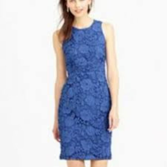 J. Crew Dresses & Skirts - J.Crew Lace Sheath Dress With Pockets NWOT
